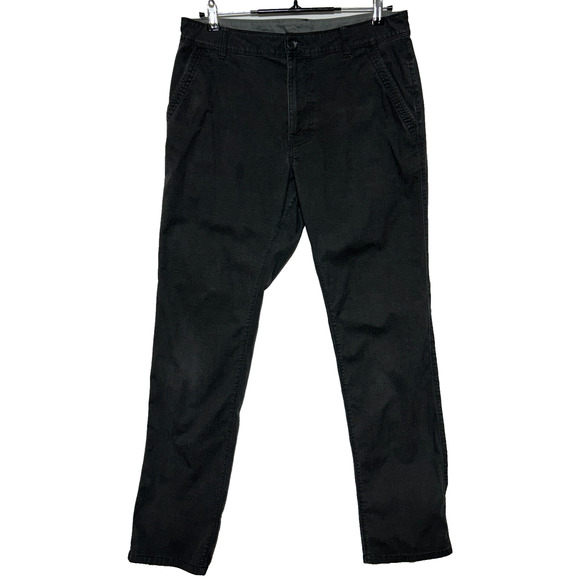 Prana Pants Mens 32 Gray Breathe Straight Fit Flex Stretch 3% Measures 32x31 - Picture 1 of 11
